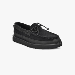 Ugg Dex Lace Slip-On Men Moccasins Black (9476TNPBF)